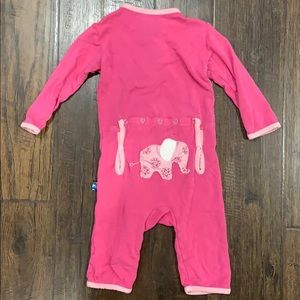 Kickee Pants 0-3m Elephant Coverall